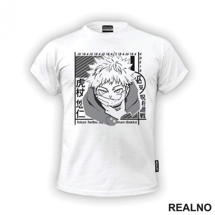 Yuji Itadori And Sukuna Smile - Jujutsu Kaisen - Majica Yuji Itadori And Sukuna Smile - Jujutsu Kaisen - Majica