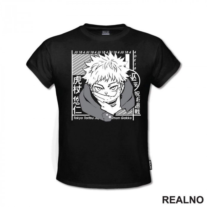 Yuji Itadori And Sukuna Smile - Jujutsu Kaisen - Majica Yuji Itadori And Sukuna Smile - Jujutsu Kaisen - Majica