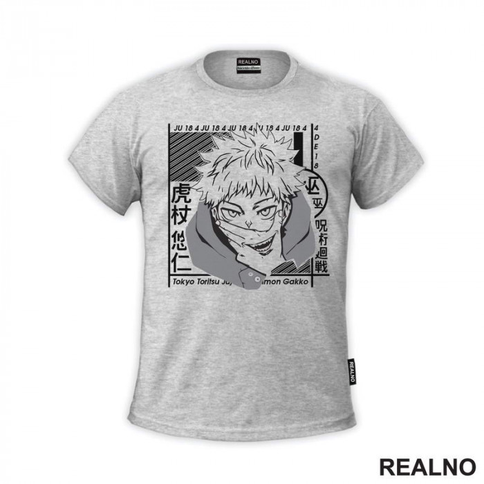 Yuji Itadori And Sukuna Smile - Jujutsu Kaisen - Majica Yuji Itadori And Sukuna Smile - Jujutsu Kaisen - Majica