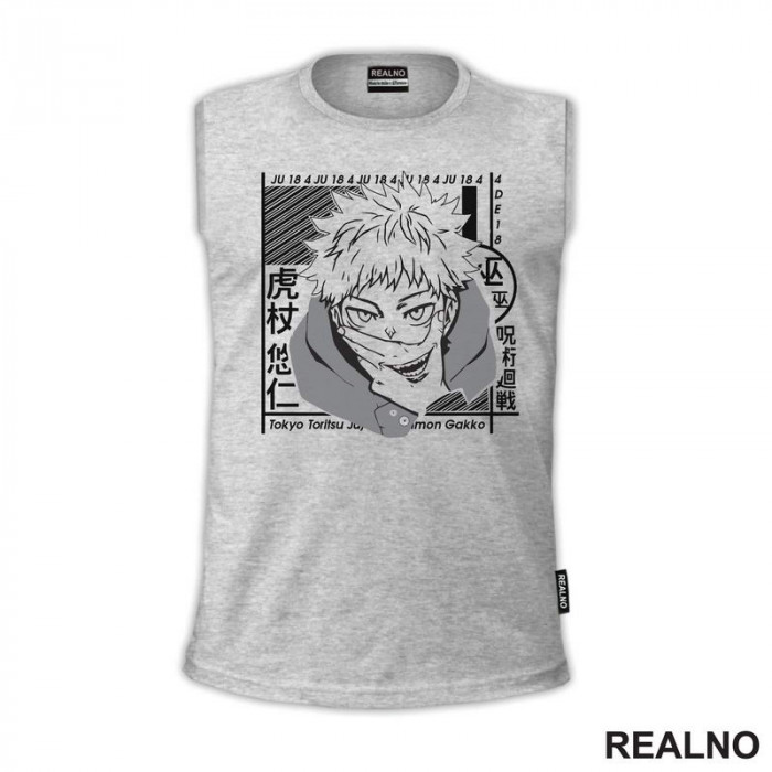 Yuji Itadori And Sukuna Smile - Jujutsu Kaisen - Majica Yuji Itadori And Sukuna Smile - Jujutsu Kaisen - Majica