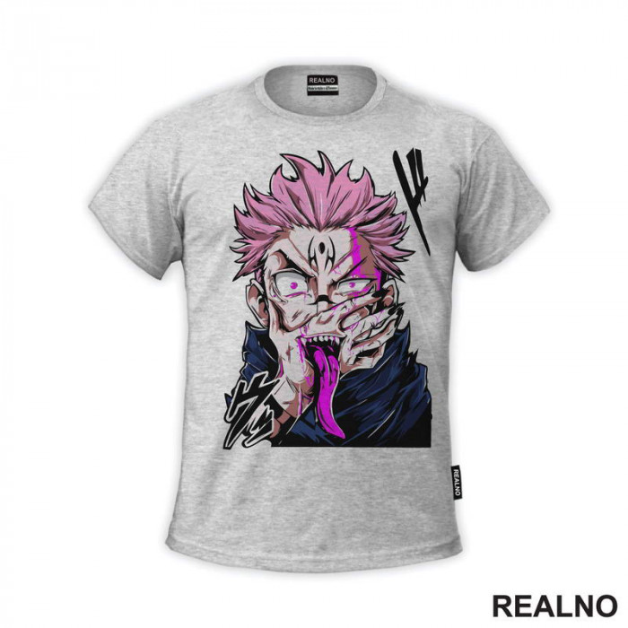 Ryomen Sukuna - Tongue - Jujutsu Kaisen - Majica Ryomen Sukuna - Tongue - Jujutsu Kaisen - Majica