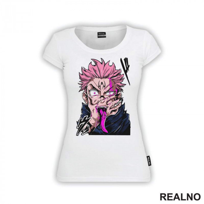Ryomen Sukuna - Tongue - Jujutsu Kaisen - Majica Ryomen Sukuna - Tongue - Jujutsu Kaisen - Majica