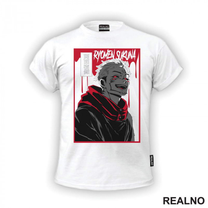 Ryomen Sukuna - Red Frame - Jujutsu Kaisen - Majica