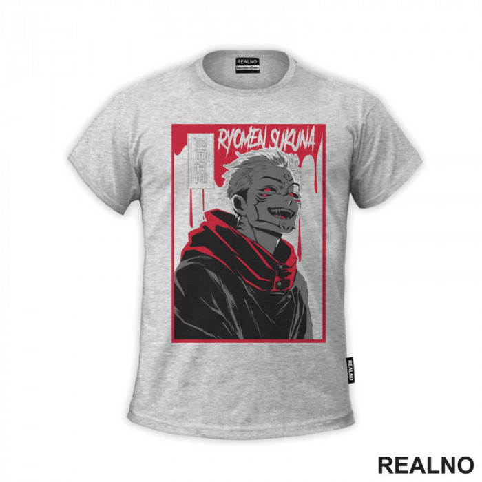 Ryomen Sukuna - Red Frame - Jujutsu Kaisen - Majica