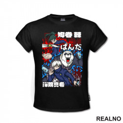 Maki Zen'in, Panda And Gojo - Jujutsu Kaisen - Majica