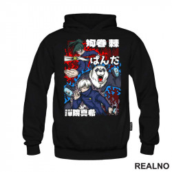 Maki Zen'in, Panda And Gojo - Jujutsu Kaisen - Duks Maki Zen'in, Panda And Gojo - Jujutsu Kaisen - Duks