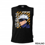 Satoru Gojo - Yellow Lines - Jujutsu Kaisen - Majica Satoru Gojo - Yellow Lines - Jujutsu Kaisen - Majica