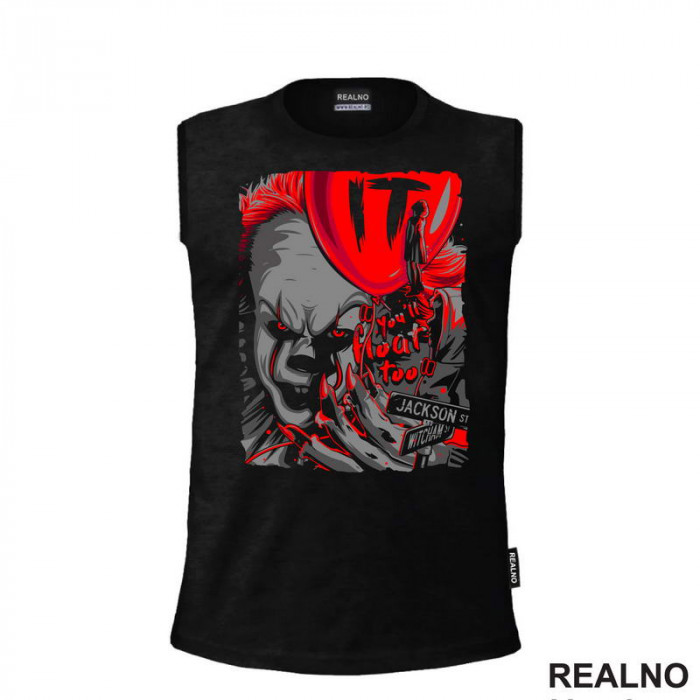 Pennywise - Jackson Street - Horror - Filmovi - Majica Pennywise - Jackson Street - Horror - Filmovi - Majica