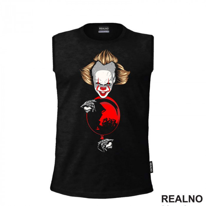 Pennywise - Baloon And Shadow - Horror - Filmovi - Majica Pennywise - Baloon And Shadow - Horror - Filmovi - Majica