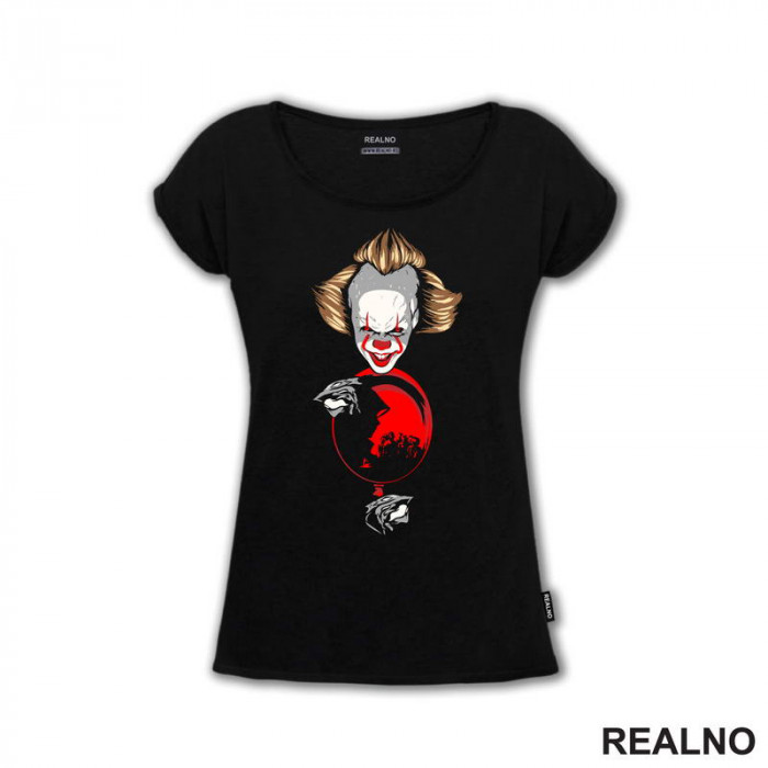 Pennywise - Baloon And Shadow - Horror - Filmovi - Majica Pennywise - Baloon And Shadow - Horror - Filmovi - Majica