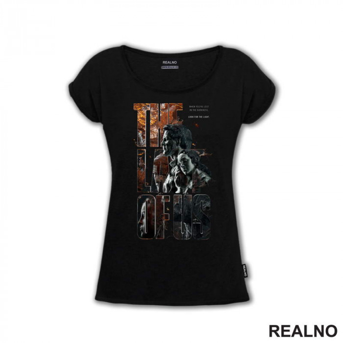 Rusty Logo - Ellie And Joel - The Last Of Us - Majica Rusty Logo - Ellie And Joel - The Last Of Us - Majica