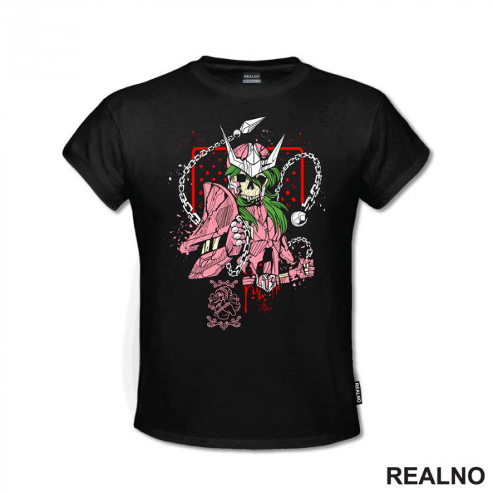 Andromeda Shun - Skull - Saint Seiya - Knights of the Zodiac - Anime - Majica Andromeda Shun - Skull - Saint Seiya - Knights of the Zodiac - Anime - Majica