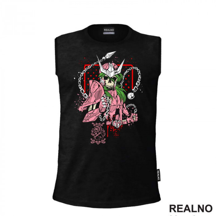 Andromeda Shun - Skull - Saint Seiya - Knights of the Zodiac - Anime - Majica Andromeda Shun - Skull - Saint Seiya - Knights of the Zodiac - Anime - Majica