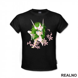 Andromeda Shun - Flowers - Saint Seiya - Knights of the Zodiac - Anime - Majica