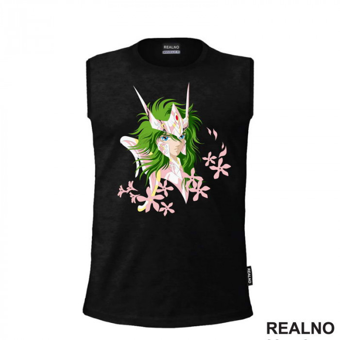 Andromeda Shun - Flowers - Saint Seiya - Knights of the Zodiac - Anime - Majica