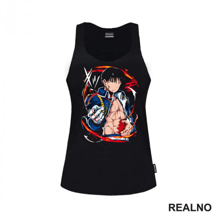 Roy Mustang - Wound - Fullmetal Alchemist - Anime - Majica Roy Mustang - Wound - Fullmetal Alchemist - Anime - Majica