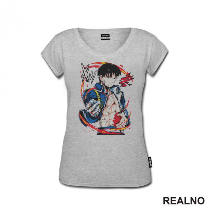 Roy Mustang - Wound - Fullmetal Alchemist - Anime - Majica Roy Mustang - Wound - Fullmetal Alchemist - Anime - Majica