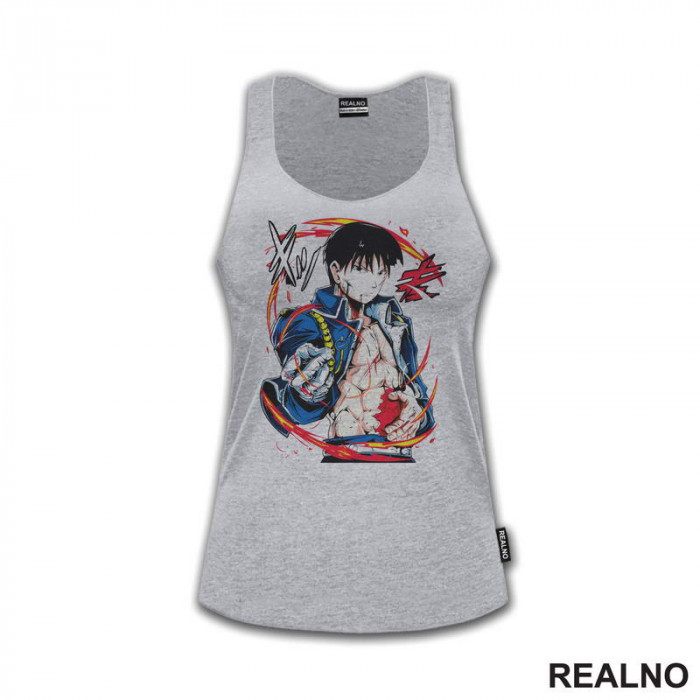 Roy Mustang - Wound - Fullmetal Alchemist - Anime - Majica Roy Mustang - Wound - Fullmetal Alchemist - Anime - Majica