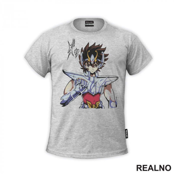 Pegasus Seiya - Face - Saint Seiya - Knights of the Zodiac - Anime - Majica Pegasus Seiya - Face - Saint Seiya - Knights of the Zodiac - Anime - Majica