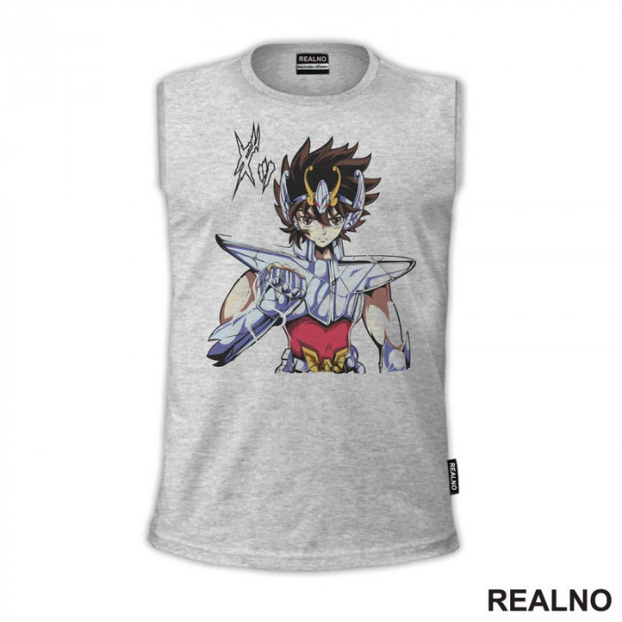 Pegasus Seiya - Face - Saint Seiya - Knights of the Zodiac - Anime - Majica Pegasus Seiya - Face - Saint Seiya - Knights of the Zodiac - Anime - Majica