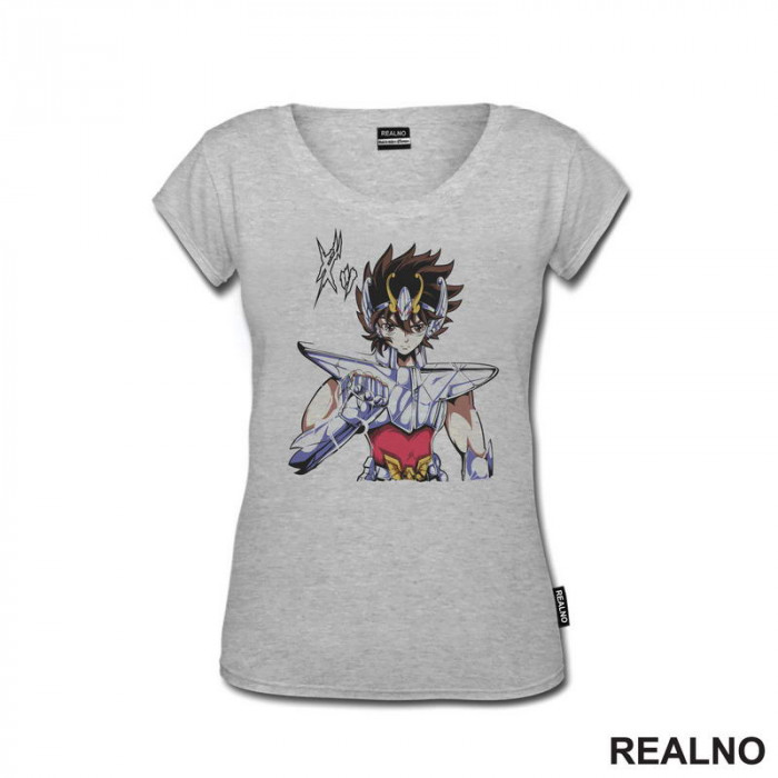 Pegasus Seiya - Face - Saint Seiya - Knights of the Zodiac - Anime - Majica Pegasus Seiya - Face - Saint Seiya - Knights of the Zodiac - Anime - Majica