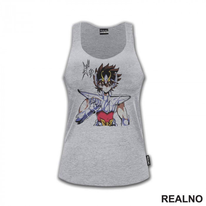 Pegasus Seiya - Face - Saint Seiya - Knights of the Zodiac - Anime - Majica Pegasus Seiya - Face - Saint Seiya - Knights of the Zodiac - Anime - Majica