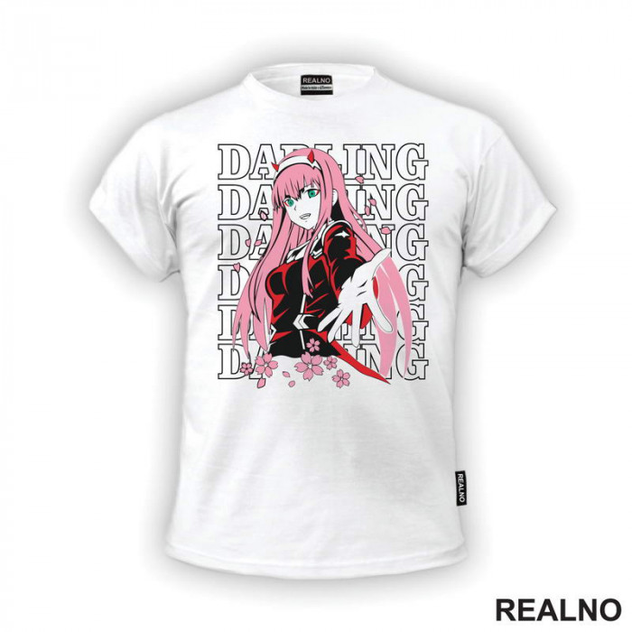 Zero Two - Hand - Darling in the Franxx - Anime - Majica Zero Two - Hand - Darling in the Franxx - Anime - Majica