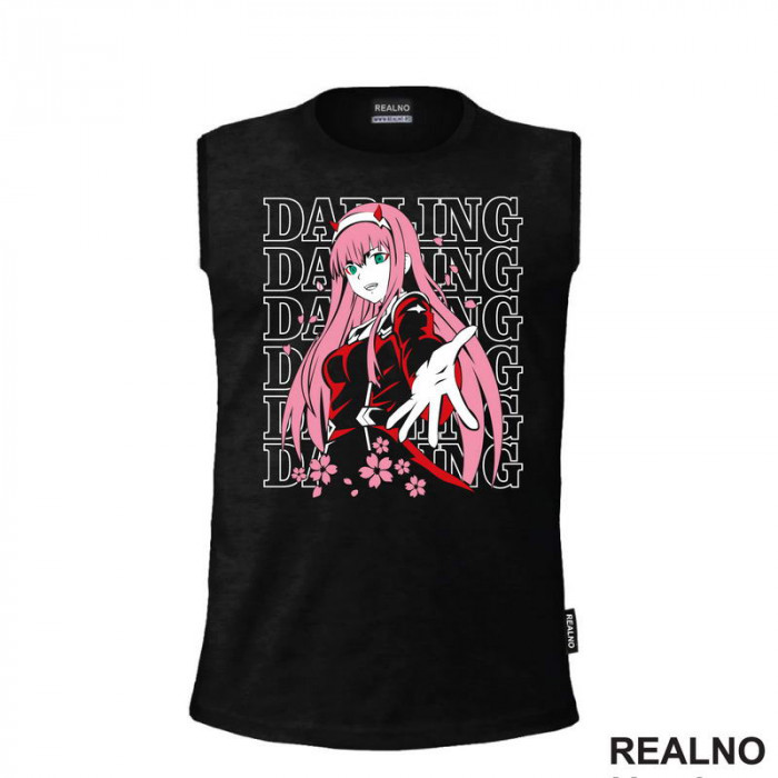 Zero Two - Hand - Darling in the Franxx - Anime - Majica Zero Two - Hand - Darling in the Franxx - Anime - Majica