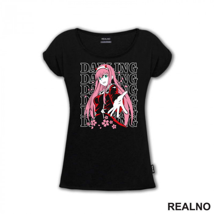 Zero Two - Hand - Darling in the Franxx - Anime - Majica Zero Two - Hand - Darling in the Franxx - Anime - Majica