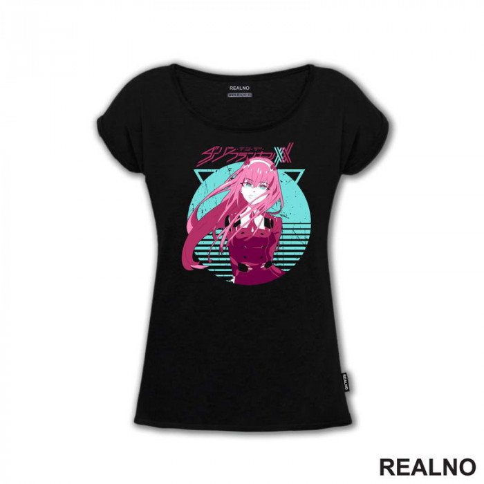 Zero Two - Neon Circle - Darling in the Franxx - Anime - Majica