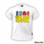 Stan, Kyle, Cartman And Kenny - South Park - Majica Stan, Kyle, Cartman And Kenny - South Park - Majica