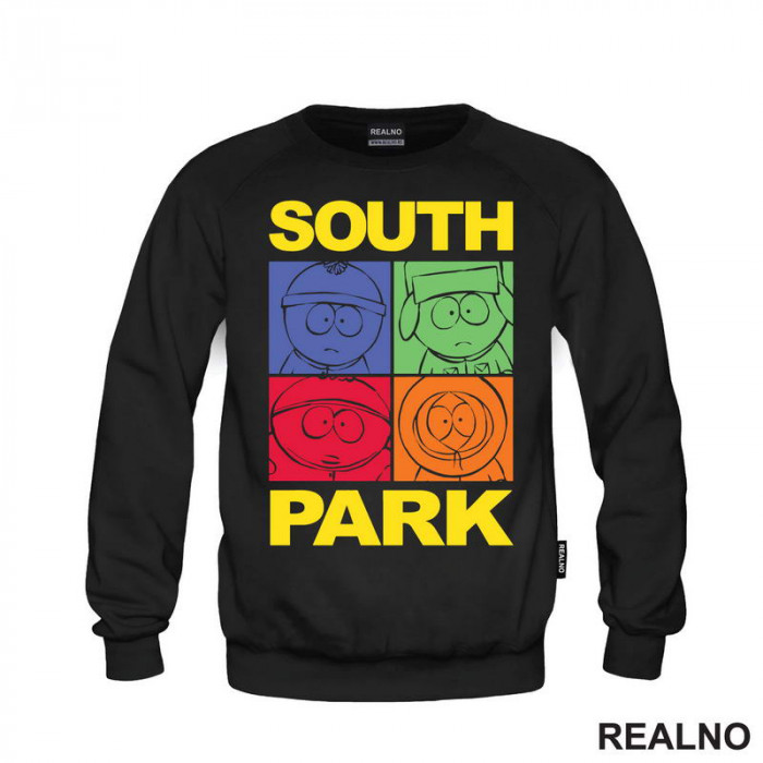 Stan, Kyle, Cartman And Kenny - Heads - South Park - Duks