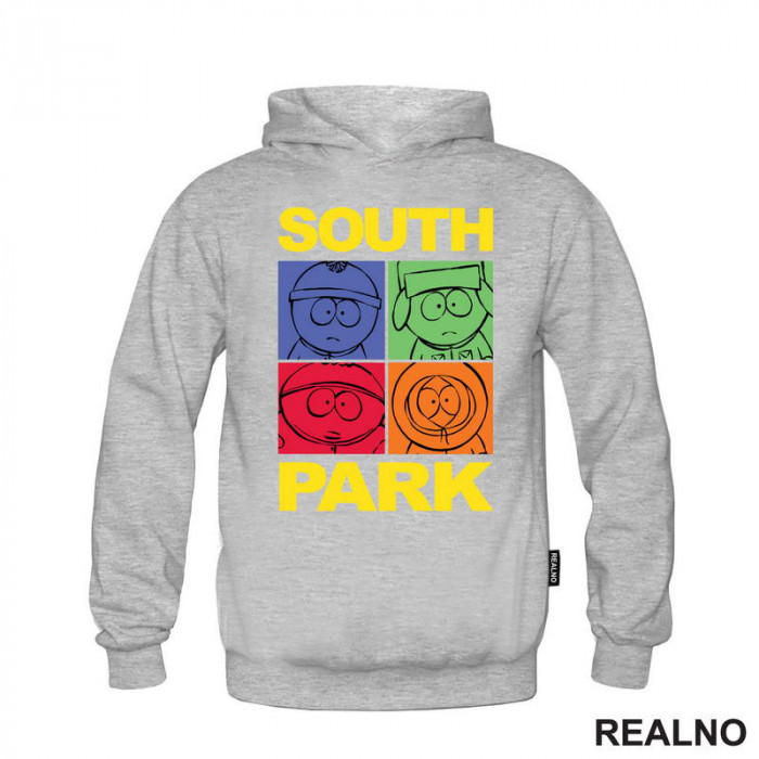 Stan, Kyle, Cartman And Kenny - Heads - South Park - Duks