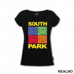 Stan, Kyle, Cartman And Kenny - Heads - South Park - Majica Stan, Kyle, Cartman And Kenny - Heads - South Park - Majica
