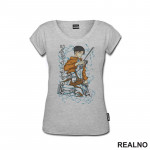 Clouds - Levi - Attack On Titan - AOT - Majica