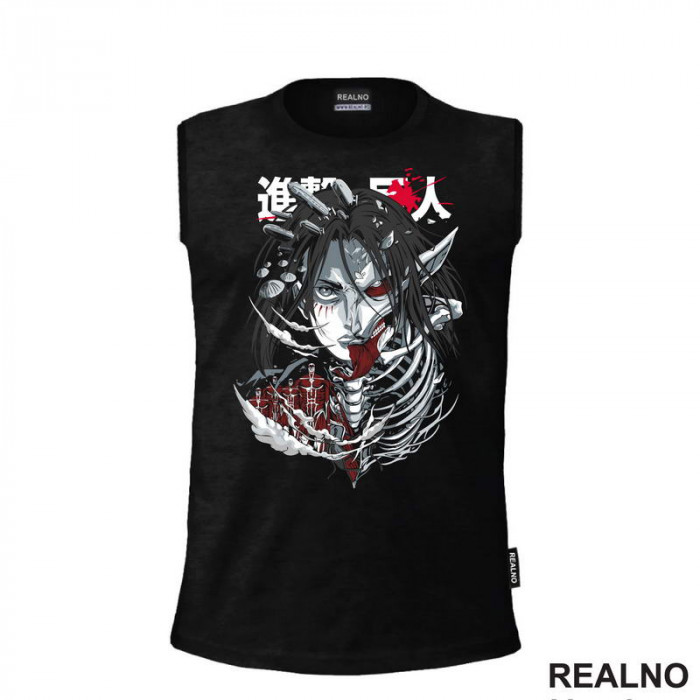 Skeleton And Bones - Attack On Titan - AOT - Majica Skeleton And Bones - Attack On Titan - AOT - Majica