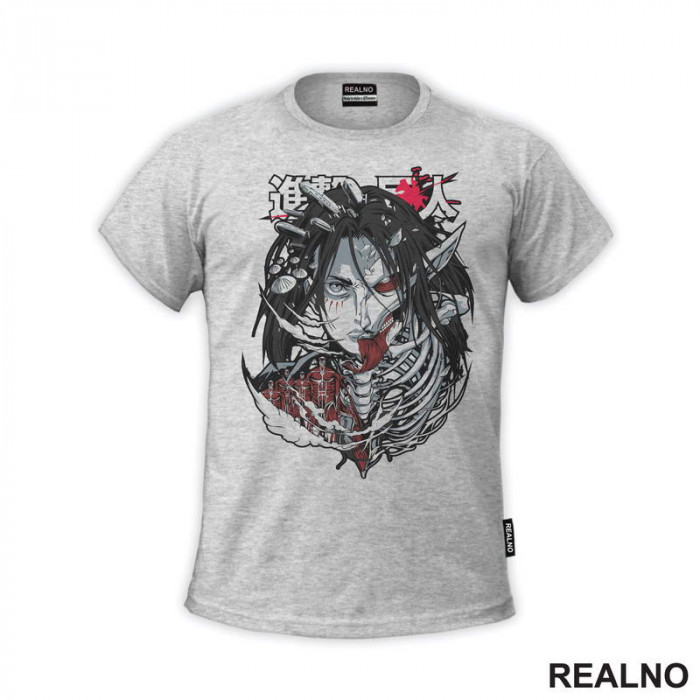 Skeleton And Bones - Attack On Titan - AOT - Majica Skeleton And Bones - Attack On Titan - AOT - Majica
