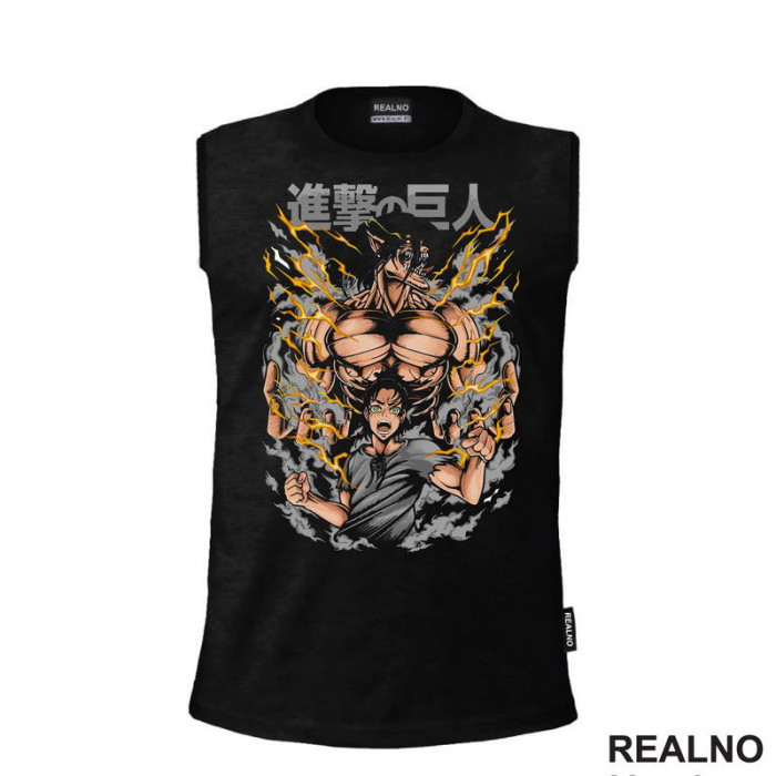 Grey Smoke - Attack On Titan - AOT - Majica Grey Smoke - Attack On Titan - AOT - Majica