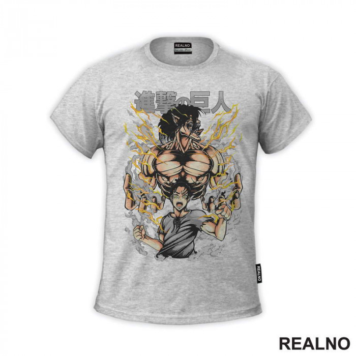 Grey Smoke - Attack On Titan - AOT - Majica Grey Smoke - Attack On Titan - AOT - Majica