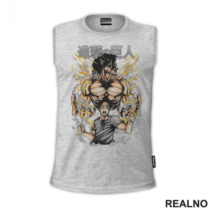 Grey Smoke - Attack On Titan - AOT - Majica Grey Smoke - Attack On Titan - AOT - Majica
