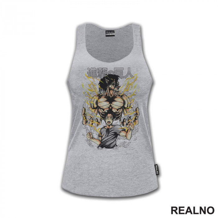 Grey Smoke - Attack On Titan - AOT - Majica Grey Smoke - Attack On Titan - AOT - Majica
