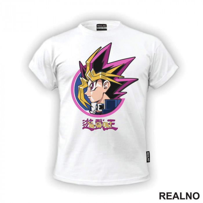 Yugi Mutou - Side Portrait - Yu-Gi-Oh - Anime - Majica