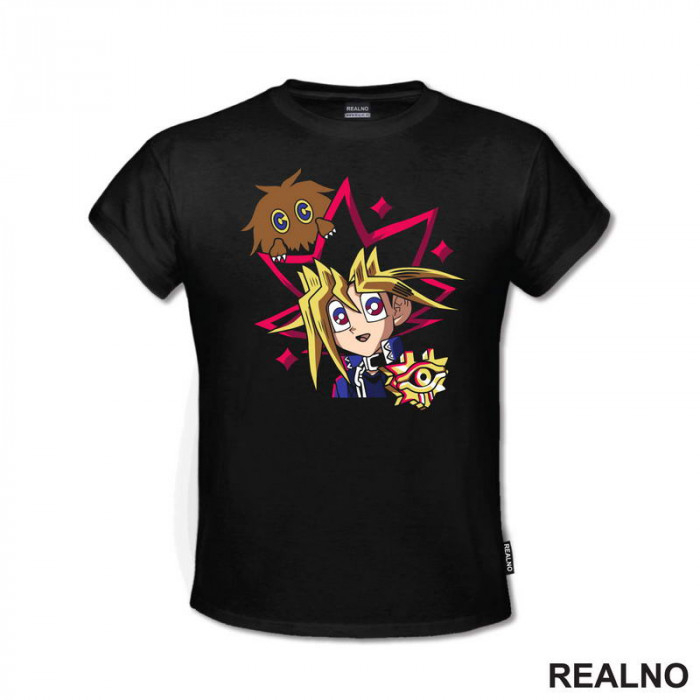 Kuriboh And Yugi Mutou - Yu-Gi-Oh - Anime - Majica