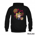 Kuriboh And Yugi Mutou - Yu-Gi-Oh - Anime - Duks