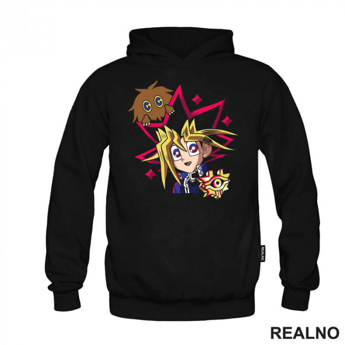Kuriboh And Yugi Mutou - Yu-Gi-Oh - Anime - Duks