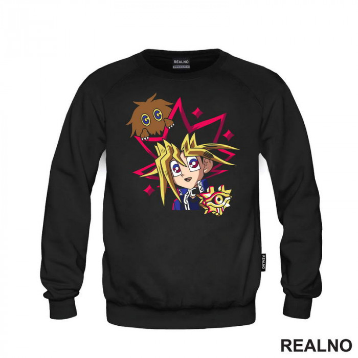 Kuriboh And Yugi Mutou - Yu-Gi-Oh - Anime - Duks