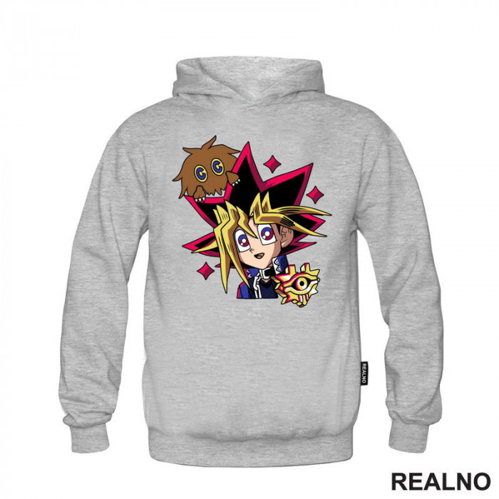 Kuriboh And Yugi Mutou - Yu-Gi-Oh - Anime - Duks