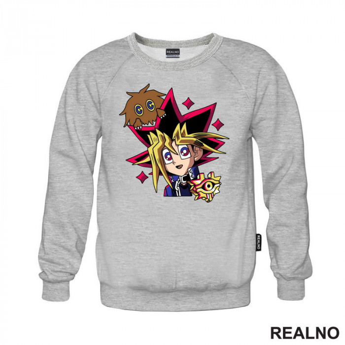 Kuriboh And Yugi Mutou - Yu-Gi-Oh - Anime - Duks