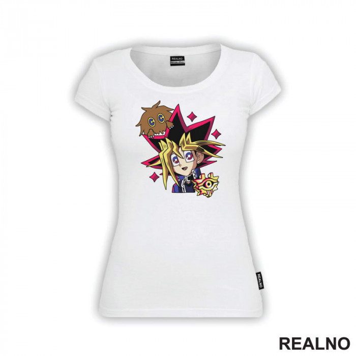 Kuriboh And Yugi Mutou - Yu-Gi-Oh - Anime - Majica