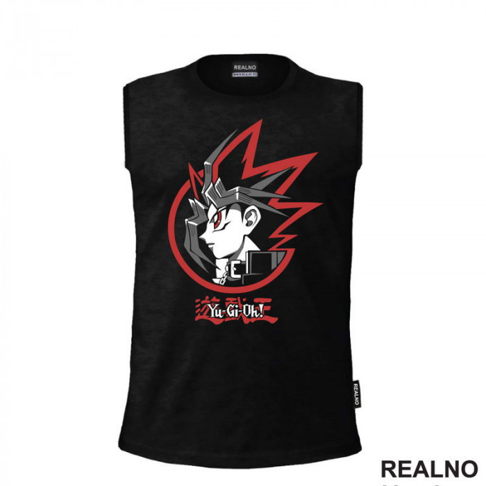 Yugi - Red - Yu-Gi-Oh - Anime - Majica